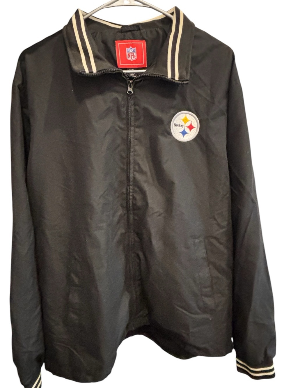 Vintage G-III Apparel NFL Pittsburgh Steelers Windbreaker Jacket Medium